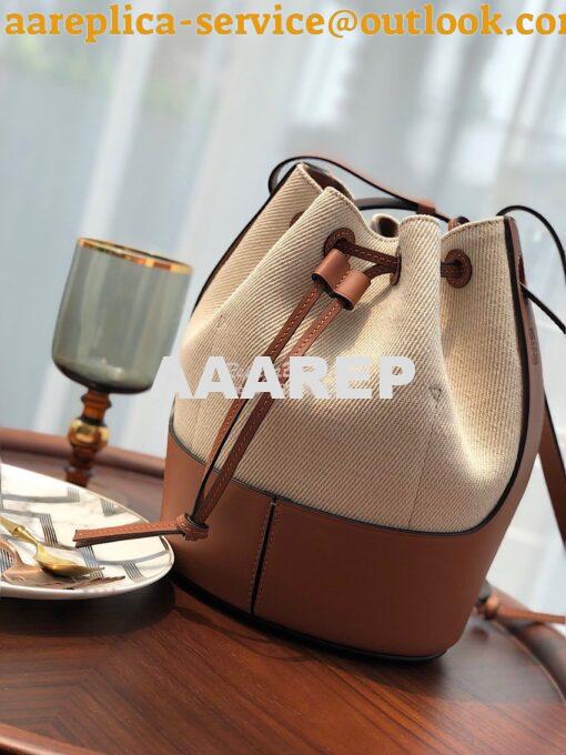 Replica Loewe Balloon Bag Ecru/Tan 522003 2