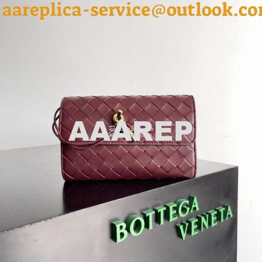 Replica Bottega Veneta BV Andiamo Large Flap Wallet 741504 Lambskin Ba 2