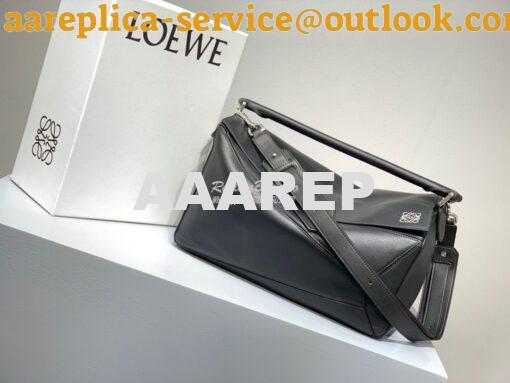 Replica Loewe Puzzle Large Bag 66003 Black