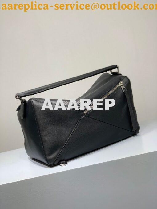 Replica Loewe Puzzle Large Bag 66003 Black 4