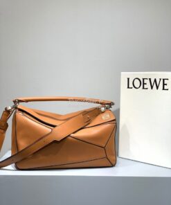 Replica Loewe Puzzle Large Bag 66003 Tan 2