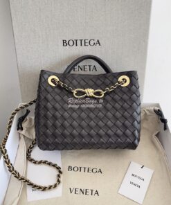 Replica Bottega Veneta BV Small Andiamo With Chain 786008 Fondant Intr