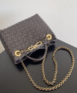 Replica Bottega Veneta BV Small Andiamo With Chain 786008 Fondant Intr 2