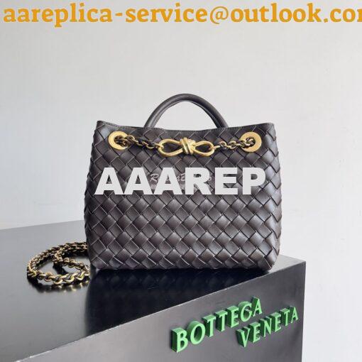 Replica Bottega Veneta BV Small Andiamo With Chain 786008 Fondant Intr 3