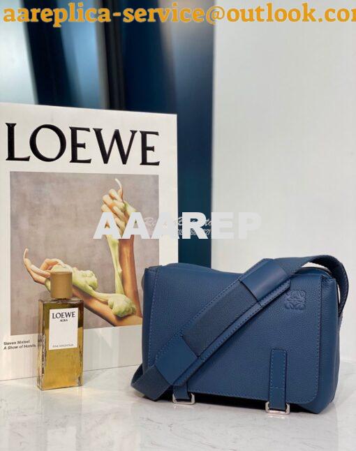 Replica Loewe Military Messenger Xs Bag 66046 Blue 2