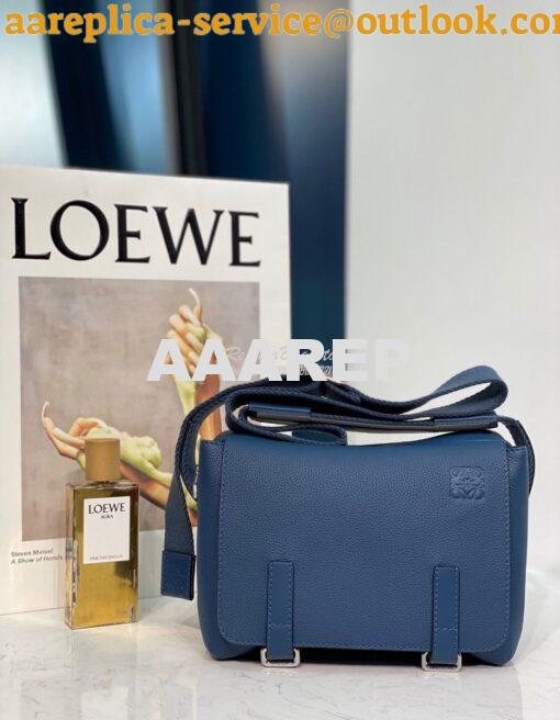 Replica Loewe Military Messenger Xs Bag 66046 Blue 3