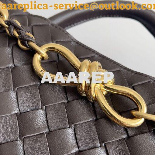 Replica Bottega Veneta BV Small Andiamo With Chain 786008 Fondant Intr 6