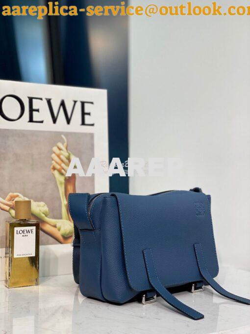 Replica Loewe Military Messenger Xs Bag 66046 Blue 4