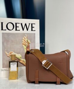 Replica Loewe Military Messenger Xs Bag 66046 Cognac