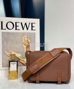 Replica Loewe Military Messenger Xs Bag 66046 Cognac 2