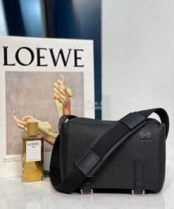 Replica Loewe Military Messenger Xs Bag 66046 Black 2