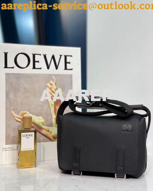 Replica Loewe Military Messenger Xs Bag 66046 Black 3