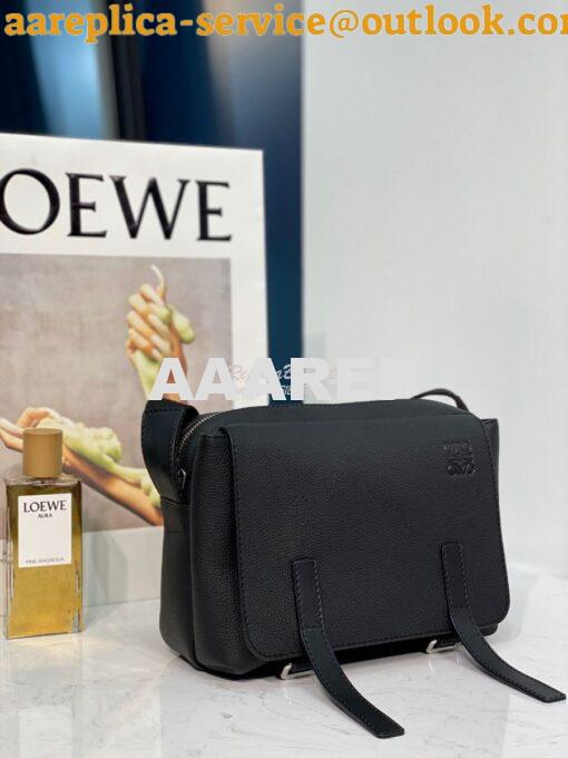 Replica Loewe Military Messenger Xs Bag 66046 Black 4