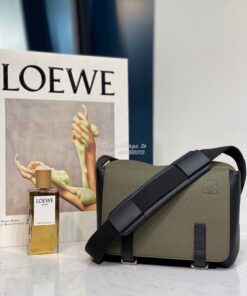 Replica Loewe Military Messenger Xs Bag 66046 Khaki