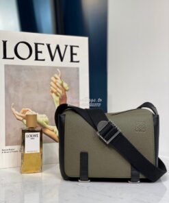 Replica Loewe Military Messenger Xs Bag 66046 Khaki 2