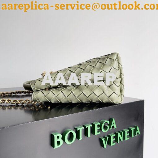 Replica Bottega Veneta BV Small Andiamo With Chain 786008 Travertine I 6