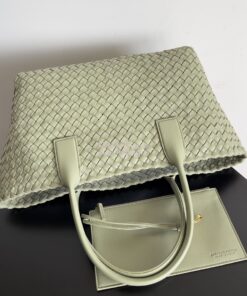 Replica Bottega Veneta BV Medium Cabat Intreccio Lambskin 608810 Trave 2