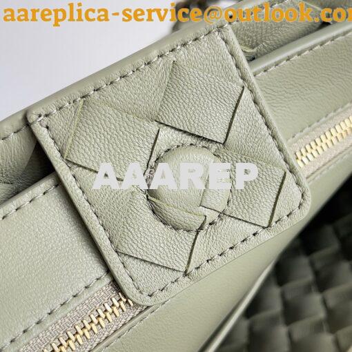 Replica Bottega Veneta BV Small Andiamo With Chain 786008 Travertine I 9