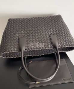 Replica Bottega Veneta BV Medium Cabat Intreccio Lambskin 608810 Fonda 2