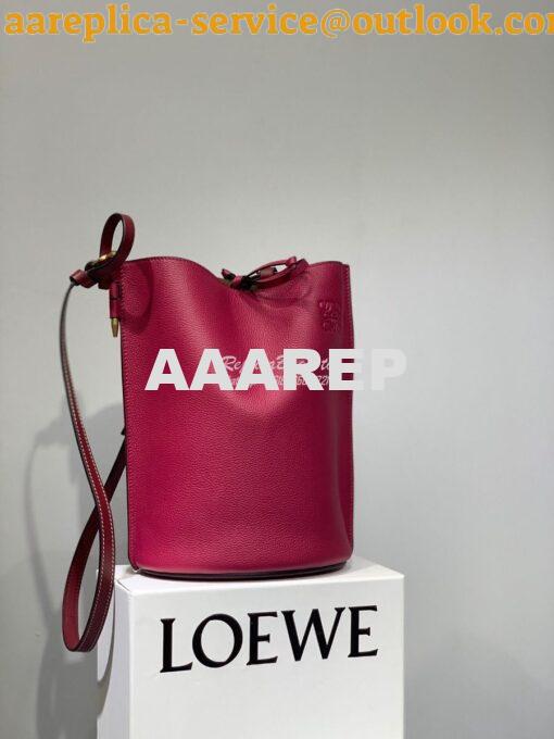 Replica Loewe Gate Bucket 66088 Bordeaux 3