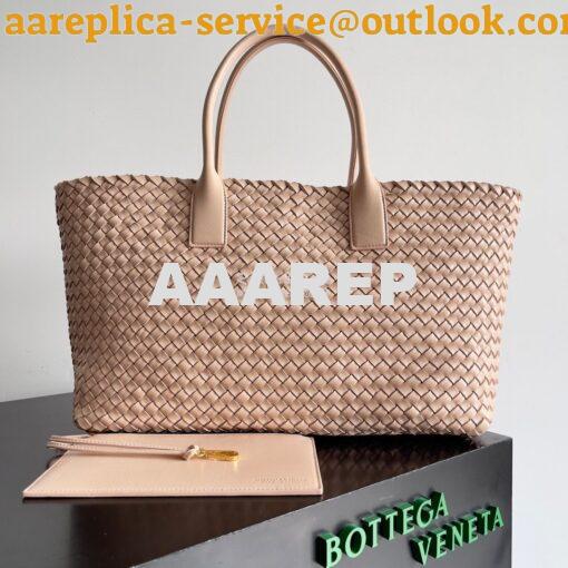 Replica Bottega Veneta BV Large Cabat Intreccio Lambskin Tote bag 6088