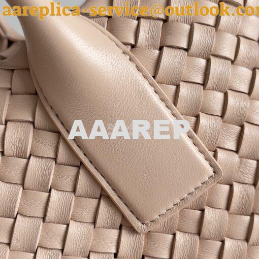 Replica Bottega Veneta BV Medium Cabat Intreccio Lambskin 608810 Lotus 8