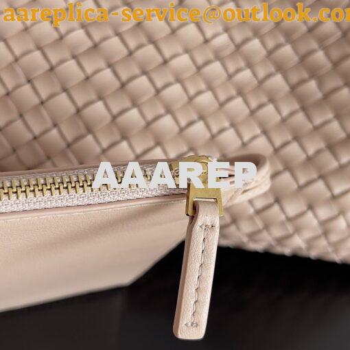 Replica Bottega Veneta BV Medium Cabat Intreccio Lambskin 608810 Lotus 9