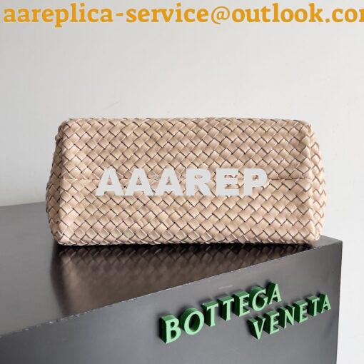 Replica Bottega Veneta BV Medium Cabat Intreccio Lambskin 608810 Lotus 11