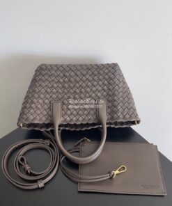 Replica Bottega Veneta BV Mini Cabat 709464 Intreccio Lambskin Fondant 2