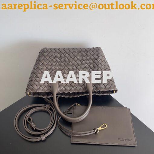 Replica Bottega Veneta BV Mini Cabat 709464 Intreccio Lambskin Fondant 2