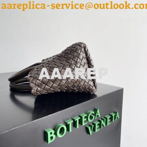 Replica Bottega Veneta BV Mini Cabat 709464 Intreccio Lambskin Fondant 3