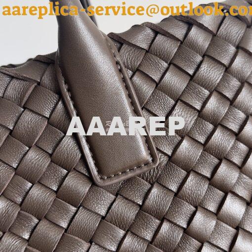 Replica Bottega Veneta BV Mini Cabat 709464 Intreccio Lambskin Fondant 4