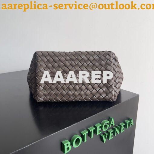 Replica Bottega Veneta BV Mini Cabat 709464 Intreccio Lambskin Fondant 9