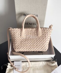 Replica Bottega Veneta BV Mini Cabat 709464 Intreccio Lambskin Lotus