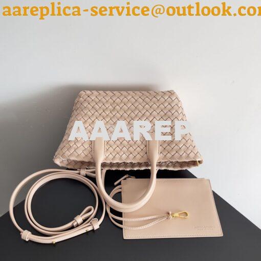 Replica Bottega Veneta BV Mini Cabat 709464 Intreccio Lambskin Lotus 2