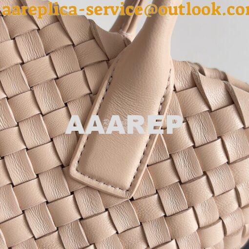 Replica Bottega Veneta BV Mini Cabat 709464 Intreccio Lambskin Lotus 6