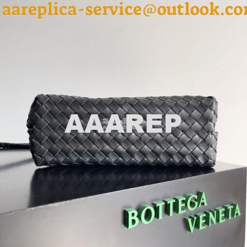 Replica Bottega Veneta BV Medium Andiamo 743572 Black Silver hardware 7