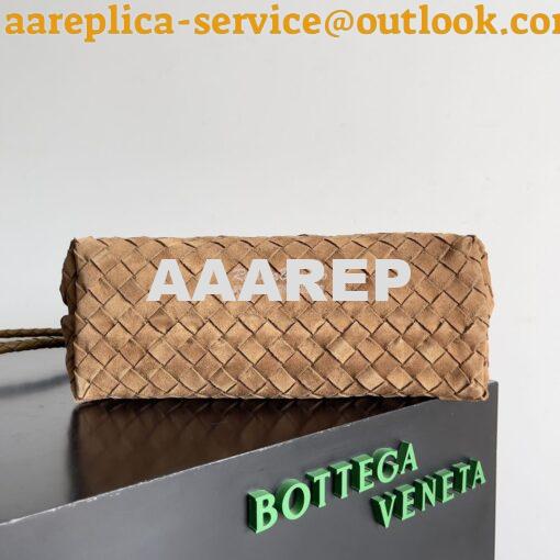 Replica Bottega Veneta BV Medium Andiamo 743572 Suede Brown 9