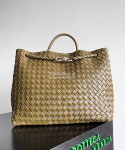 Replica Bottega Veneta BV Large Andiamo Intrecciato Lambskin top handl