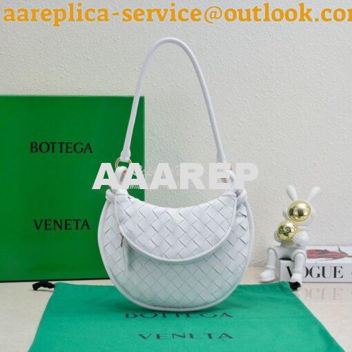 Replica Bottega Veneta Gemelli Shoulder Bag Collection 776764 White