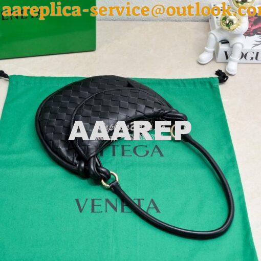 Replica Bottega Veneta Gemelli Shoulder Bag Collection 776764 Black 8