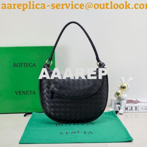 Replica Bottega Veneta Gemelli Shoulder Bag Collection 776764 Black 10