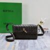 Replica Bottega Veneta Mini Andiamo Green Lamb Leather Shoulder Bag 9