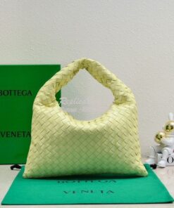 Replica Bottega Veneta BV Small Hop Intrecciato Leather 763966 Yellow