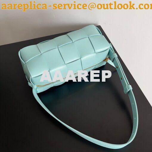 Replica Bottega Veneta BV Small Brick Cassette Calfskin 729251 Celadon 2