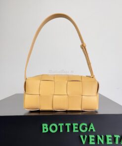 Replica Bottega Veneta BV Small Brick Cassette Calfskin 729251 Almond