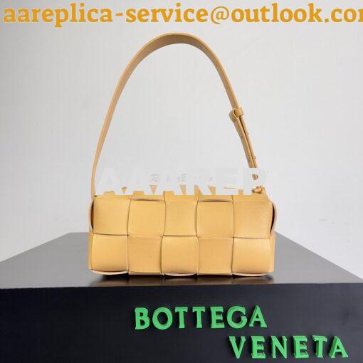 Replica Bottega Veneta BV Small Brick Cassette Calfskin 729251 Almond