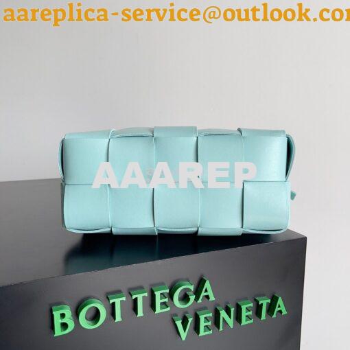 Replica Bottega Veneta BV Small Brick Cassette Calfskin 729251 Celadon 6