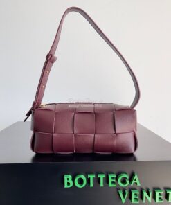 Replica Bottega Veneta BV Small Brick Cassette Calfskin 729251 Barolo