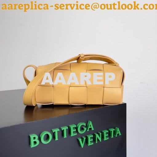 Replica Bottega Veneta BV Small Brick Cassette Calfskin 729251 Almond 6